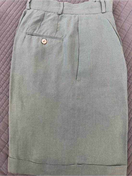 Pants - Vintage Women's teal high rise shorts - Classic Tailored Style